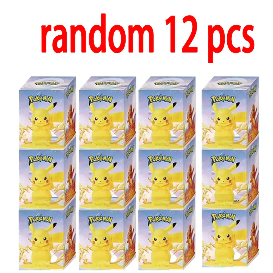 12 Pokémon Action Dolls Pikachu Blind Box Anime Models Desktop Decorations