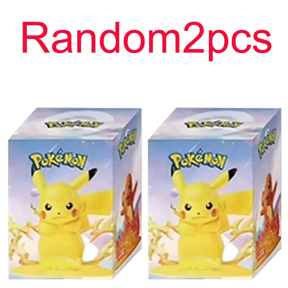12 Pokémon Action Dolls Pikachu Blind Box Anime Models Desktop Decorations