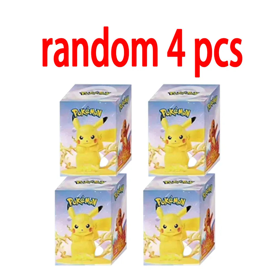 12 Pokémon Action Dolls Pikachu Blind Box Anime Models Desktop Decorations