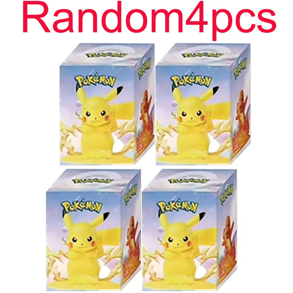 12 Pokémon Action Dolls Pikachu Blind Box Anime Models Desktop Decorations