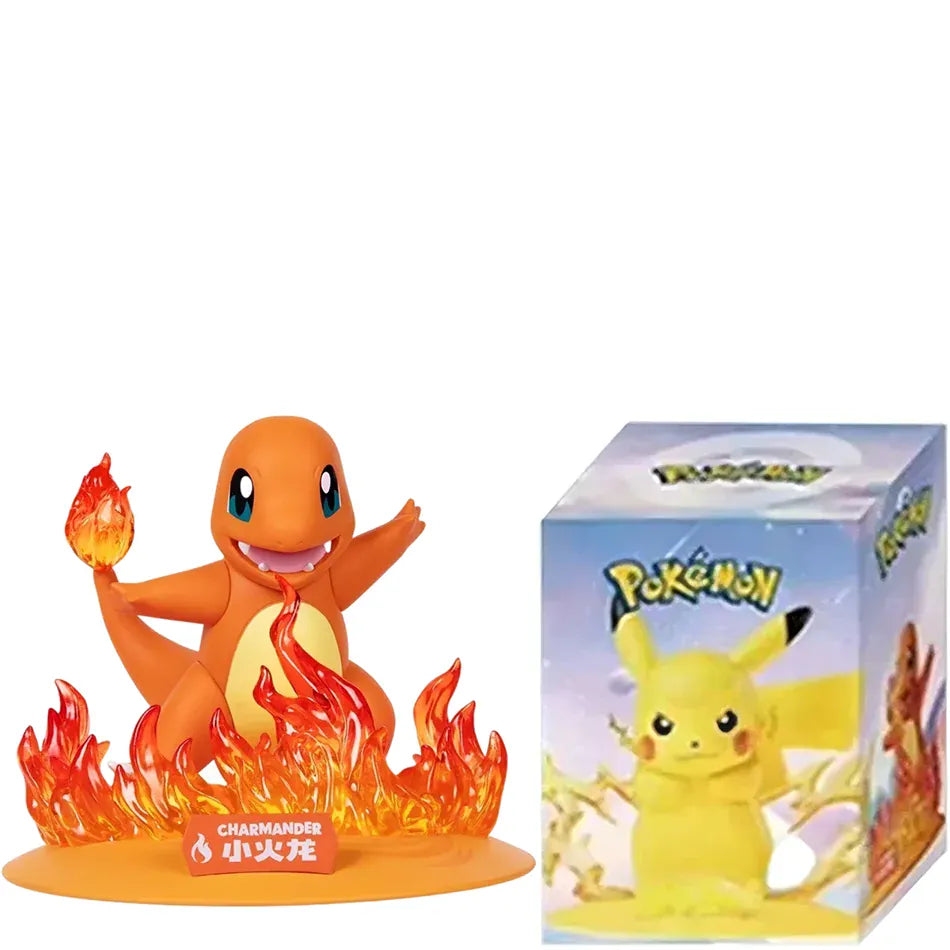 12 Pokémon Action Dolls Pikachu Blind Box Anime Models Desktop Decorations