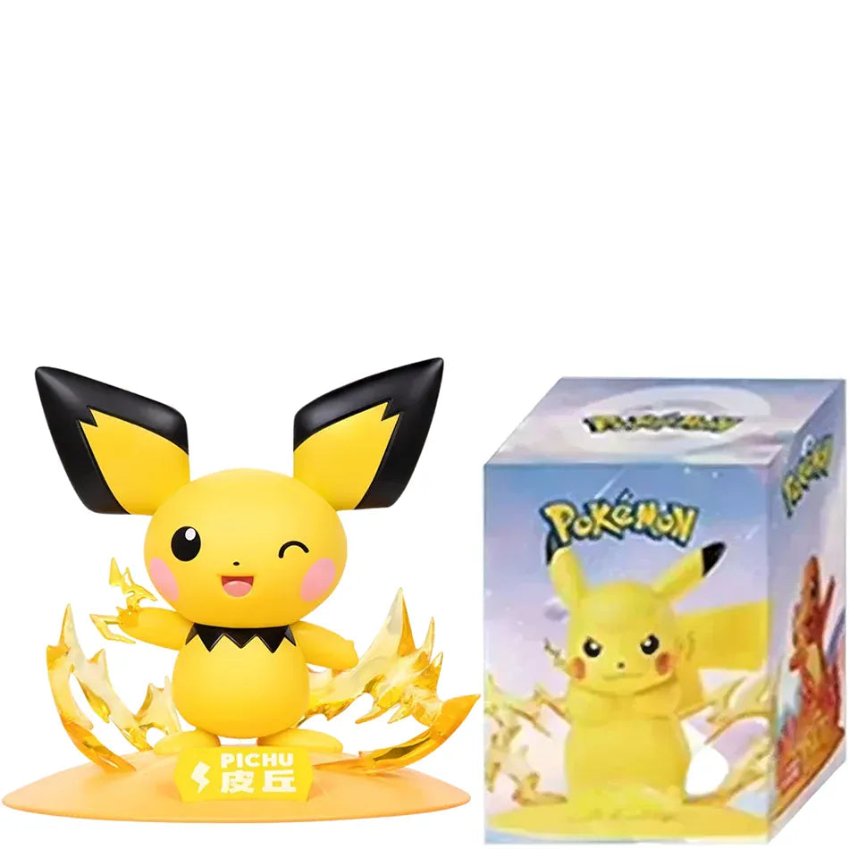 12 Pokémon Action Dolls Pikachu Blind Box Anime Models Desktop Decorations