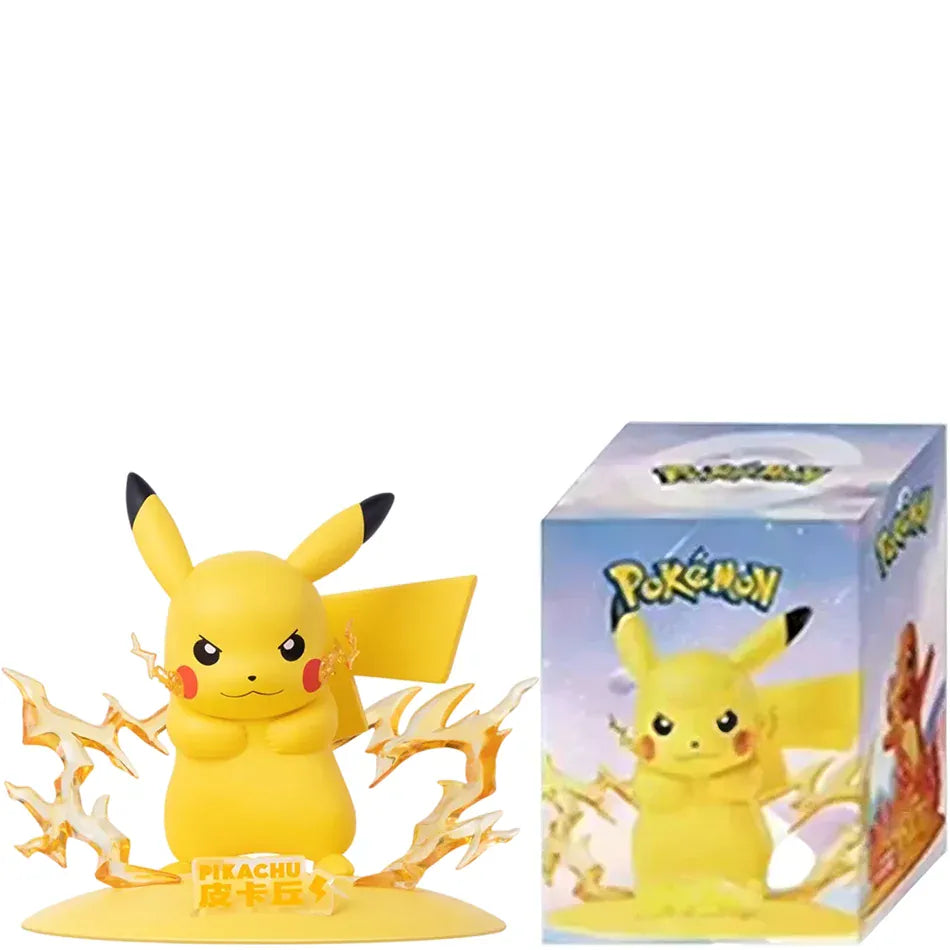 12 Pokémon Action Dolls Pikachu Blind Box Anime Models Desktop Decorations