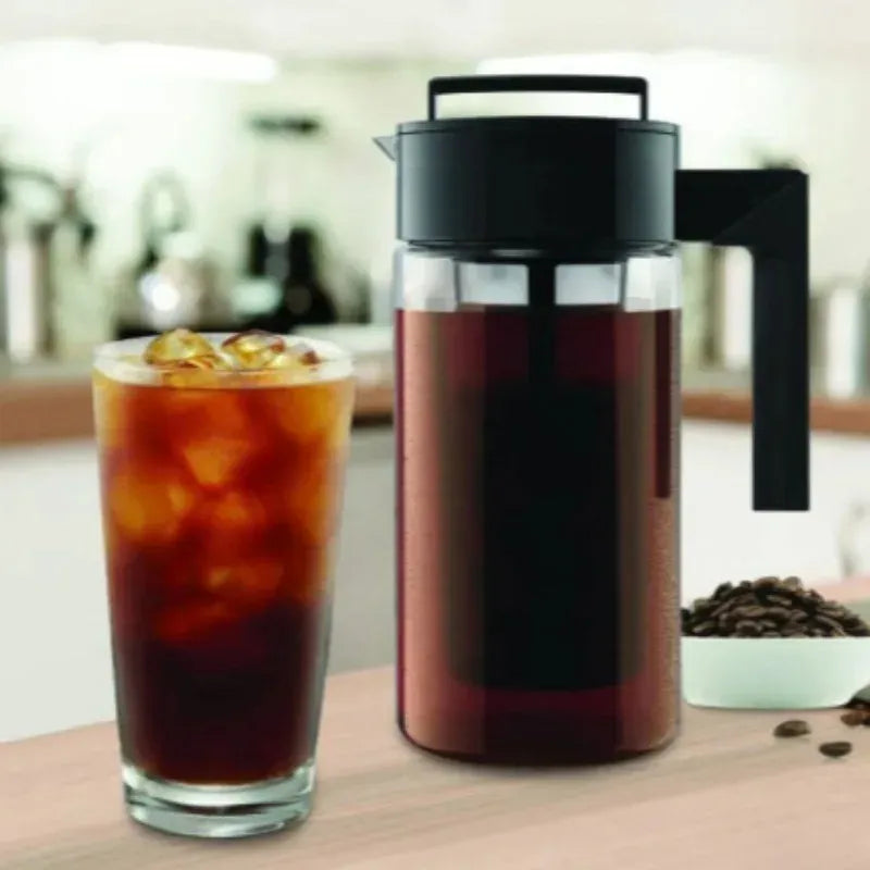 1pcs 900ML 1300ml 2000ml Cold Brew Iced Coffee Maker with Coffee Filter and Handle Ice Coffee Pot Cold Brew Teapot