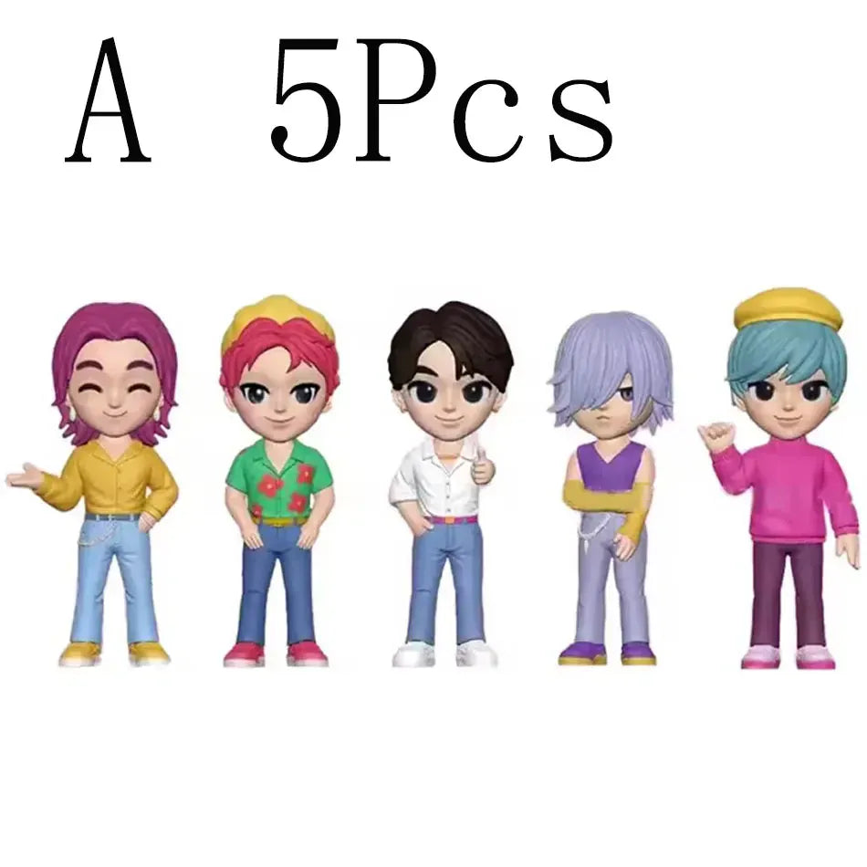 2026NEW Kpop Devil Hunter Rumi Zoe Mira anime polyvinyl chloride character collection desktop trinkets Childrens New Year gift