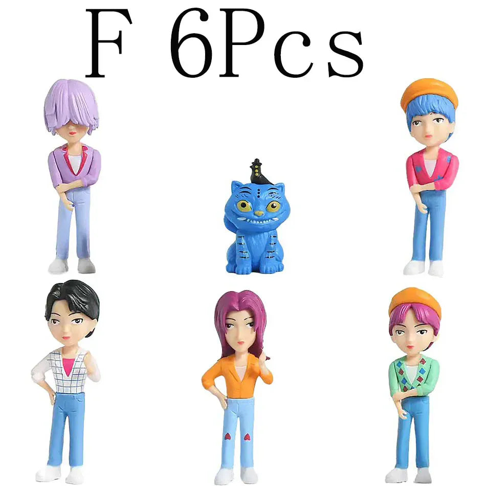 2026NEW Kpop Devil Hunter Rumi Zoe Mira anime polyvinyl chloride character collection desktop trinkets Childrens New Year gift