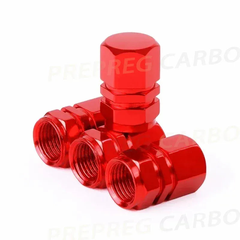 4Pcs Car Tire Valve Stems Cap Knurling Style Tire Valve Cap Aluminum Tire Wheel Stem Air Valve Cap Car Accessories