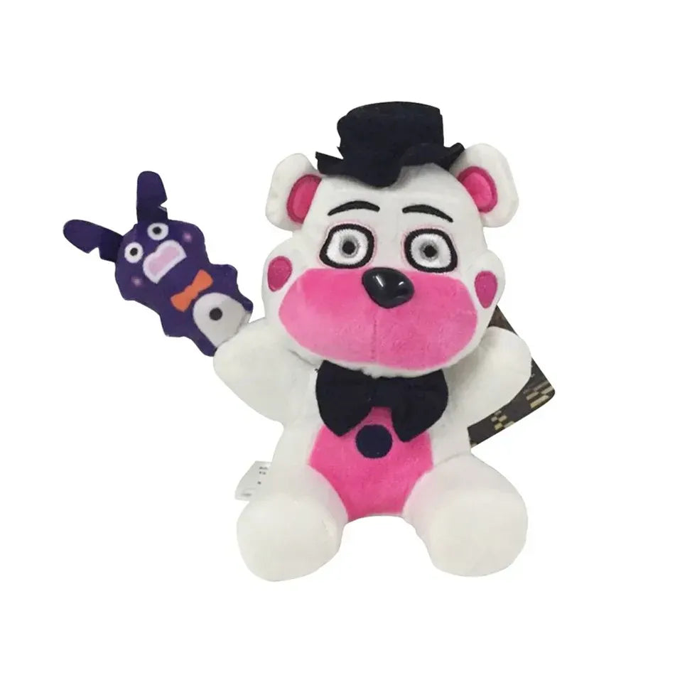 HOT 18cm FNAF Plush Toys Kawaii Freddys Animal Foxy Bonnie Bear Ribbit Stuffed Plush Toys In Stock Plush Birthday Gift For Kids
