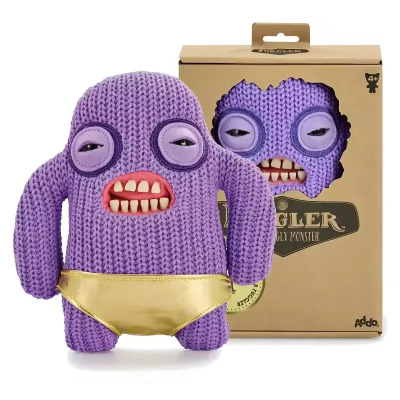 Hot Fuggler Funny Ugly Monster Doll Old Tooth Plush Budgie Fuggler Edition Stuffed Doll Toys Collectible Gifts