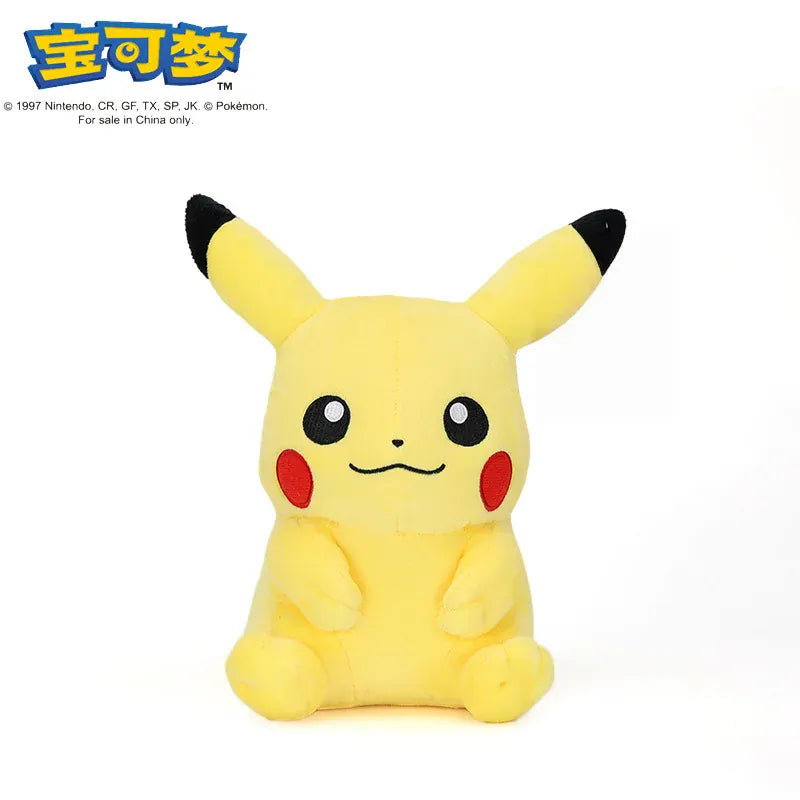 POKEMON Original Plush Toy Gengar Pikachu Charizard Genuine Plush Doll Soft Kawaii Cute Cartoon Piplup Toys for Kids Gift