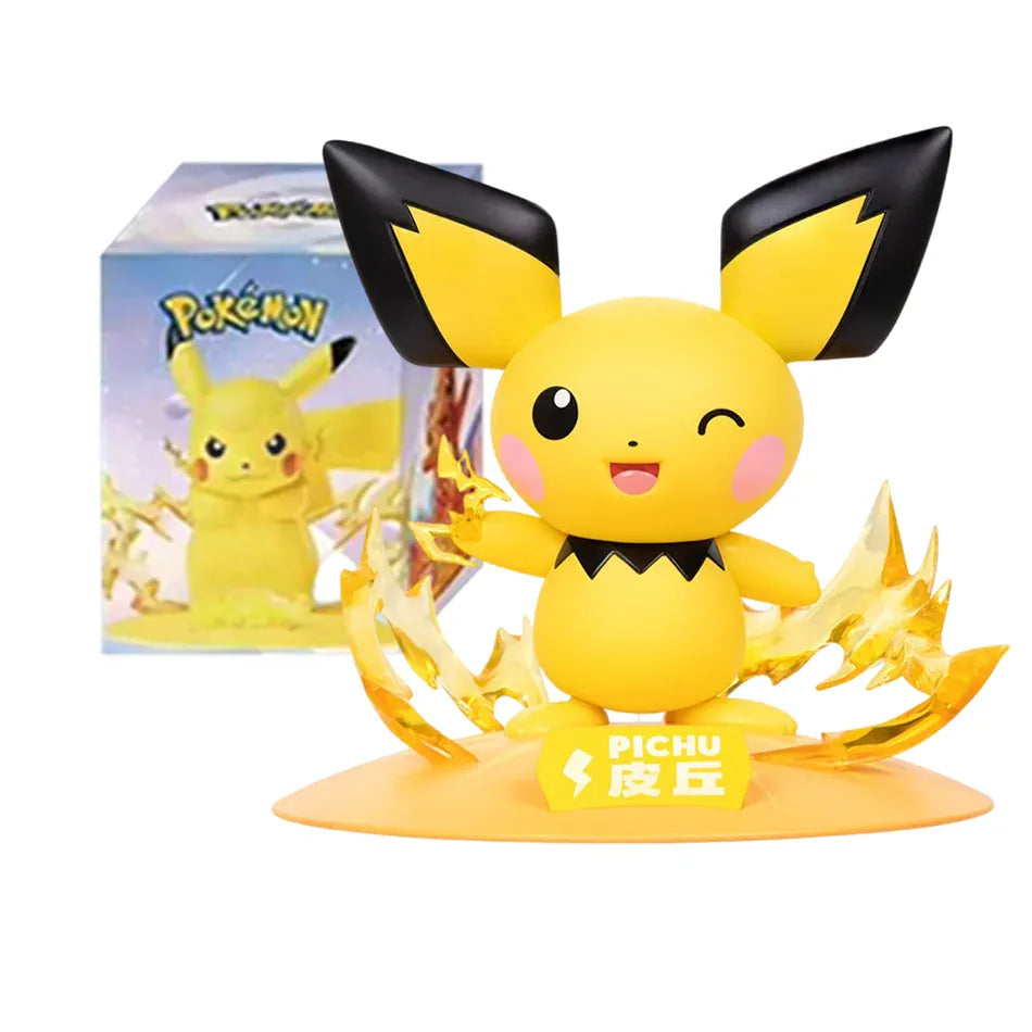 12 Pokémon Action Dolls Pikachu Blind Box Anime Models Desktop Decorations