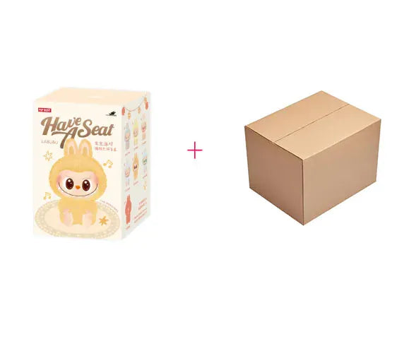Authentic Pop Mart THE MONSTERS LABUBU Sitting Party Blind Box Figurine Pendant