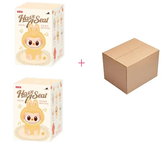 Authentic Pop Mart THE MONSTERS LABUBU Sitting Party Blind Box Figurine Pendant