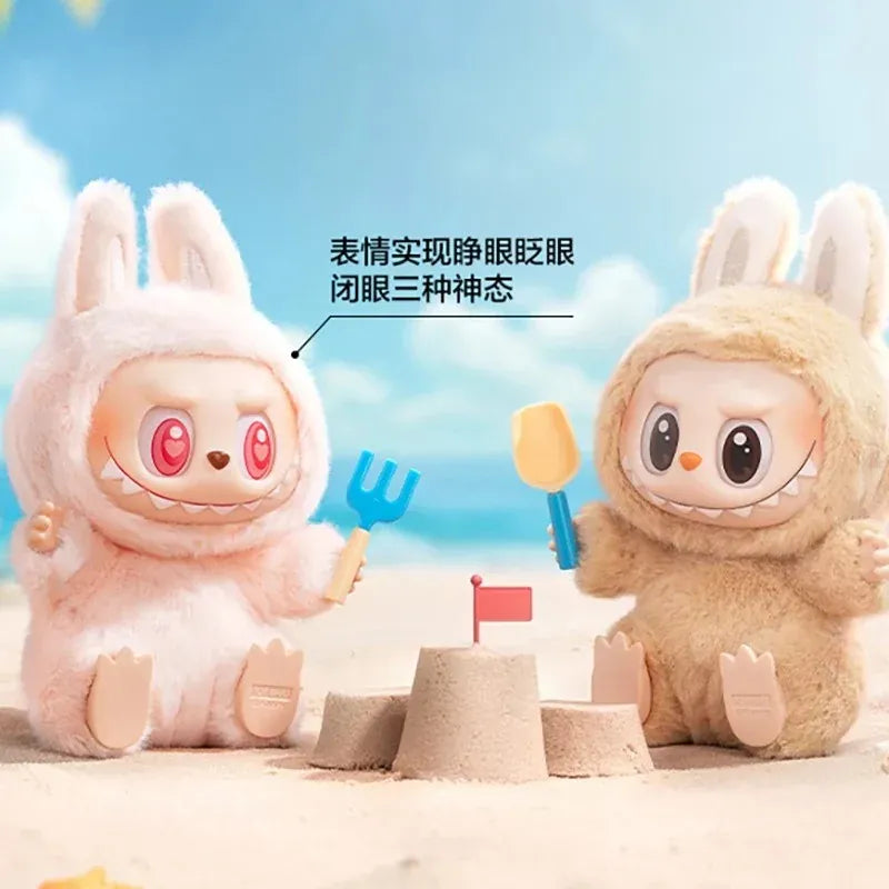 Authentic Pop Mart THE MONSTERS LABUBU Sitting Party Blind Box Figurine Pendant