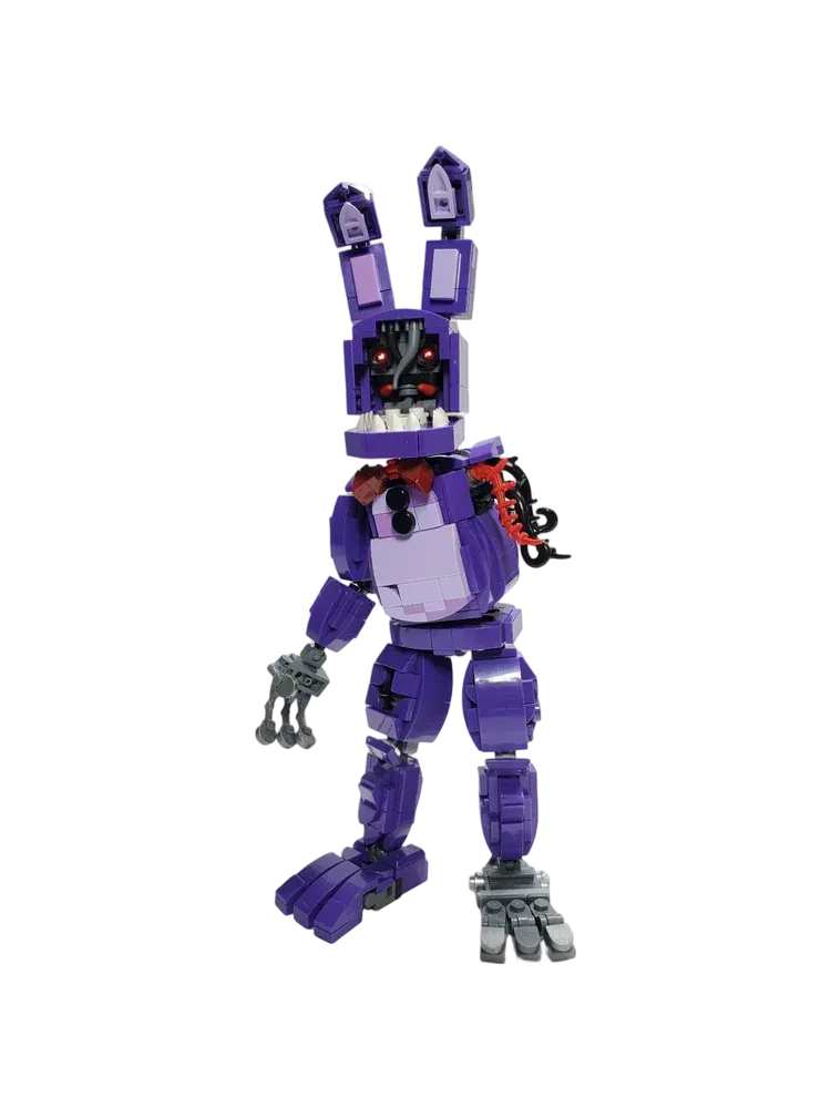 Building blocks set Withered Bonnie figurines accessory decoration adults bricks Decoration Christmas gift