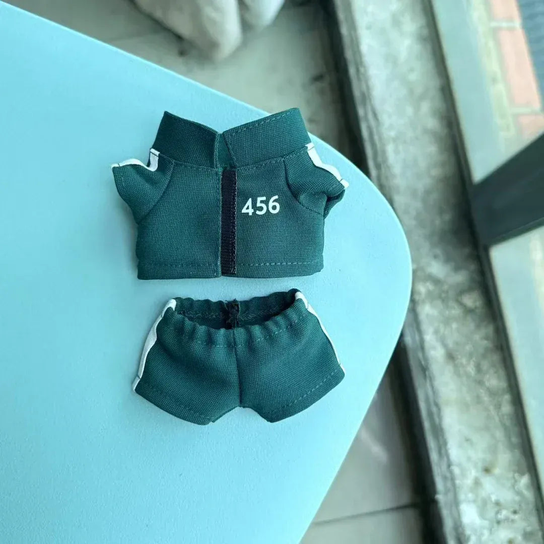 Clothing For Labubu 3.0 Funny Seafood Game Serie Doll Clothes Casual Outfits Accessories Participants Organizer Commando Mp5