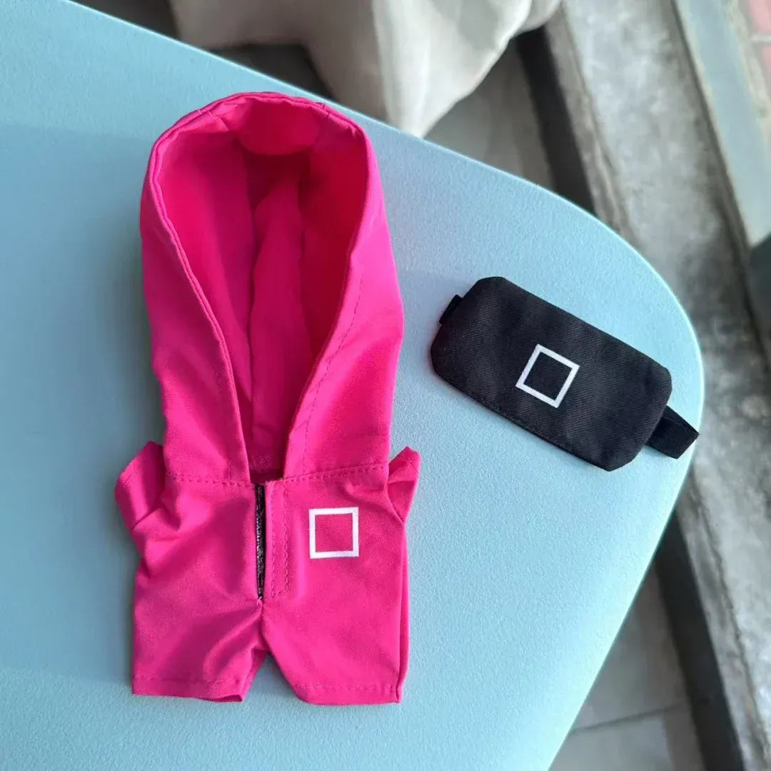 Clothing For Labubu 3.0 Funny Seafood Game Serie Doll Clothes Casual Outfits Accessories Participants Organizer Commando Mp5