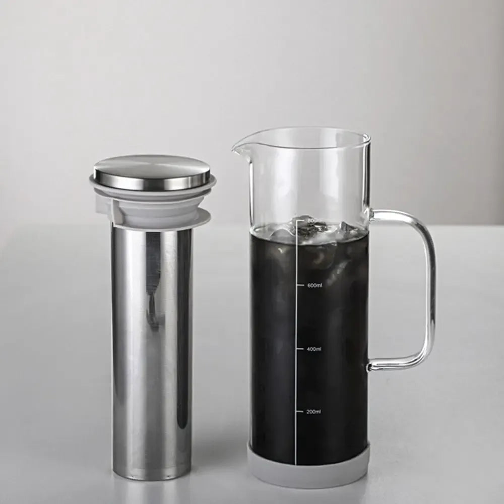 Cold Brew Coffee Maker - Glass Pitcher with Filter for Iced Coffee & Tea