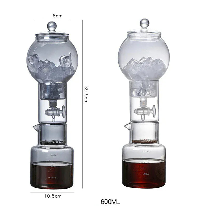 Cold Brew Coffee Pot Set with Filter Glass Dripper ICED Coffee Pot Maker High Quality Specialized Barista Accessories Espresso