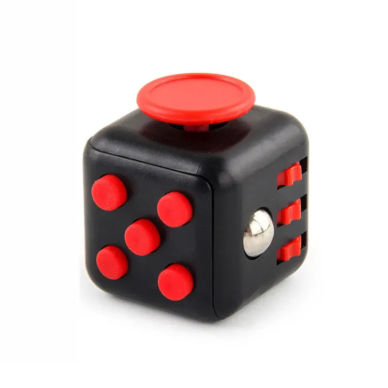 Compact Fidget Cube - Multi-Sensory Stress Relief Toy for Anxiety, ADHD & Focus