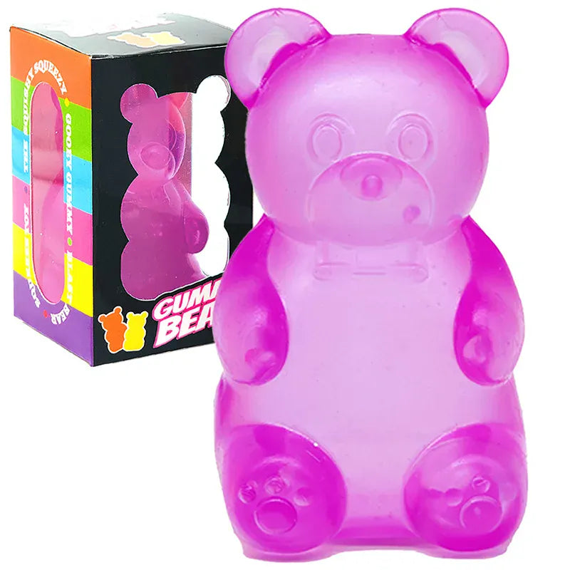 Cute Bear Stress Relief Squeeze Toy - Sensory Fidget Desk Decoration