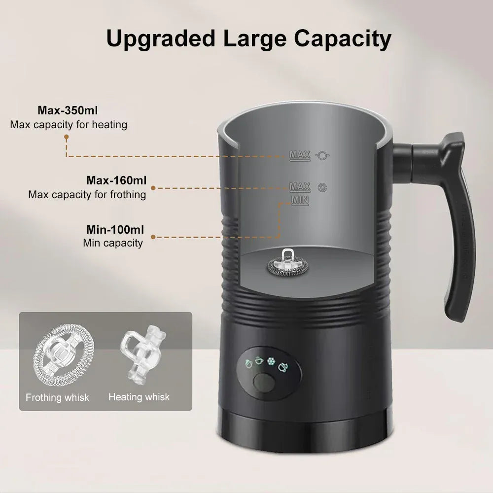Electric Milk Frother Milk Foam Machine For Coffee Cappuccino Latte 4 in 1 Hot and Cold Foam Maker Automatic Milk Frother Foamer