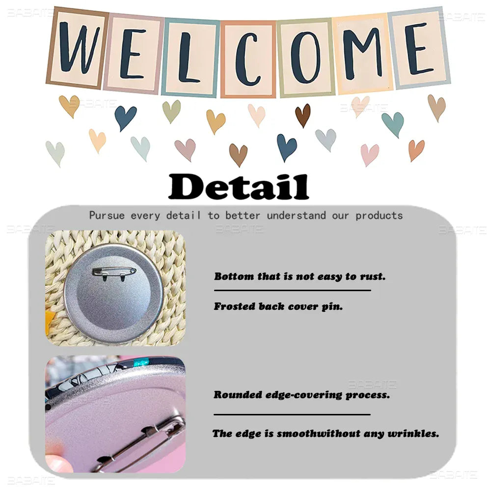 FNAF Game Security Breach Anime Brooches Cute Cartoon Badge Jacket Jeans Lapel Pin Gift Accessorie