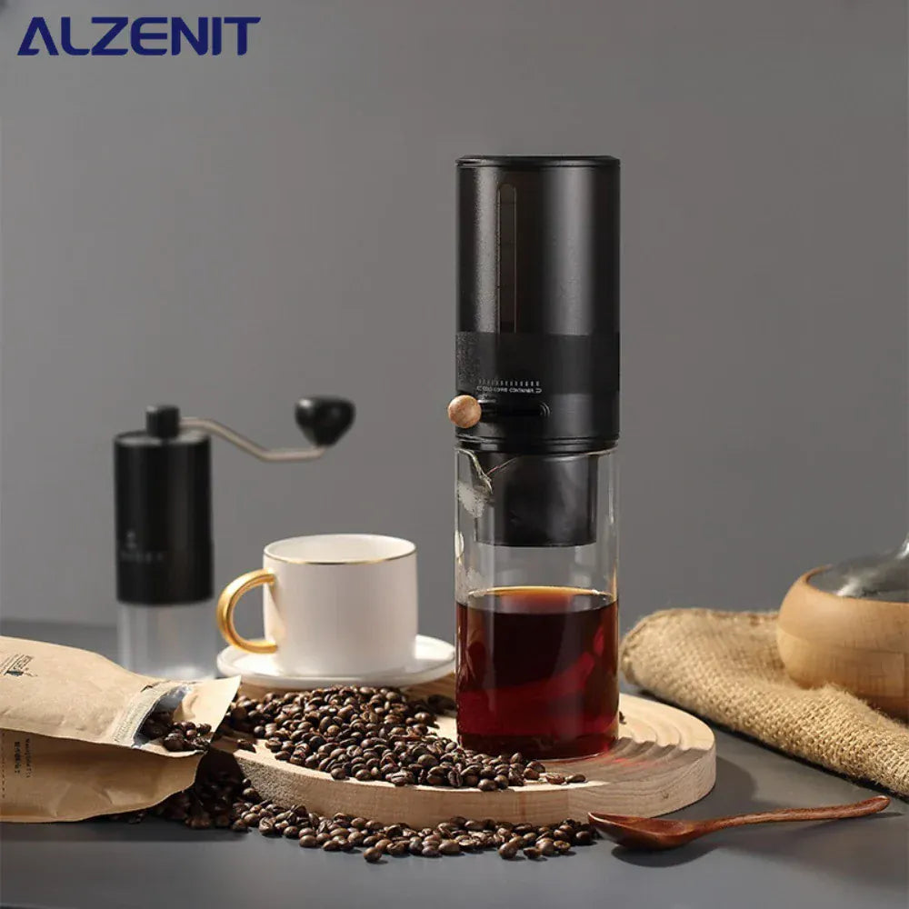 Ice Drip Coffee Pot Cold Brew Artifact Hand Brewed Coffee Set Glass Drip Household Sharing Ice Drip Pot Household Accessories