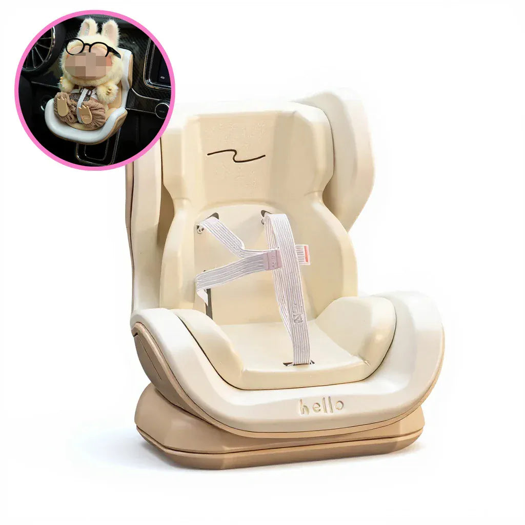 Labubu Car Seat Second Generation Sitting Party Safety Seat Air Outlet Accessories Car dollar storage Gift for Labubu Fan