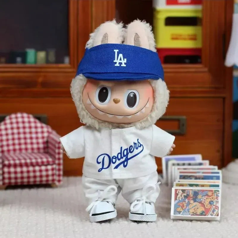 Labubu Doll Clothes 15/17cm High-Energy Baseball Clothes Children'S DIY Doll Accessories