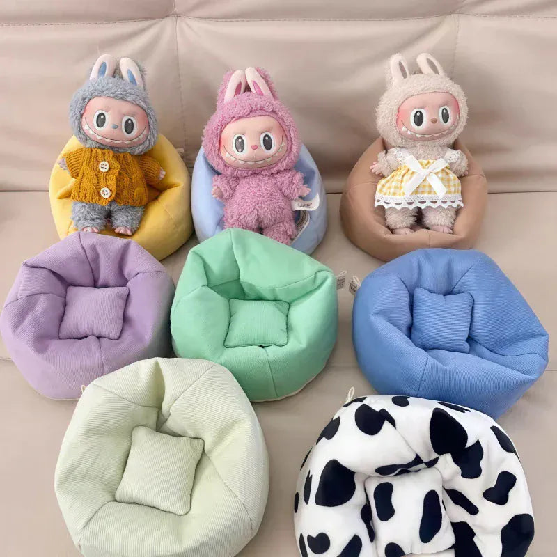 Labubu Doll Sofa for Labubu Mini Lazy Sofa Bed V1 V2 V3