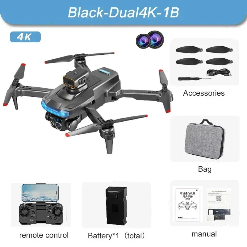 Lenovo P15 Drone Professional 8K 5G GPS Dual Camera Obstacle Avoidance Optical Flow Positioning RC For Adult and Child Toys