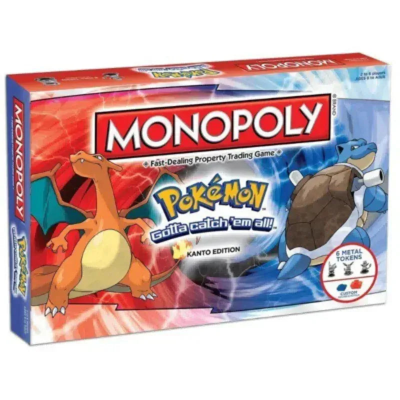 Pokémon Pikachu Monopoly - English Board Game for 2-6 Players