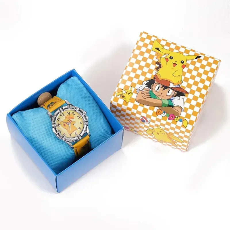 Pikachu Watch - Kawaii Pokémon Kids Watch with Gift Box