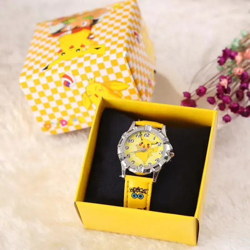 Pikachu Watch - Kawaii Pokémon Kids Watch with Gift Box