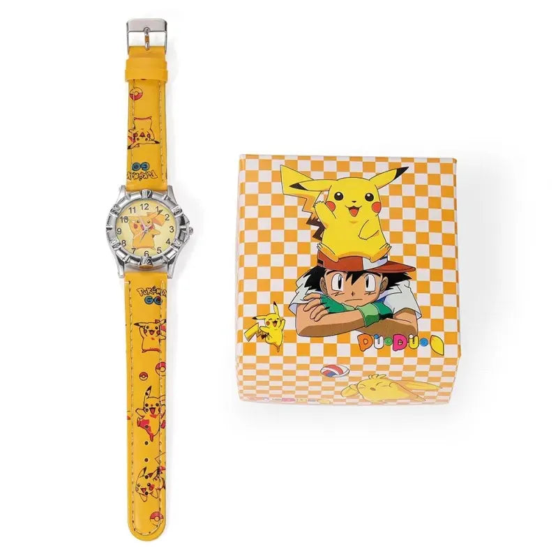Pikachu Watch - Kawaii Pokémon Kids Watch with Gift Box