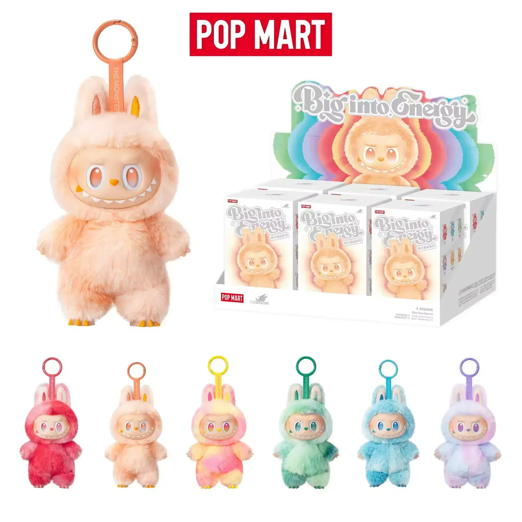 POP MART Labubu V3.0 Plush Doll New Monsters Big into Energy Series