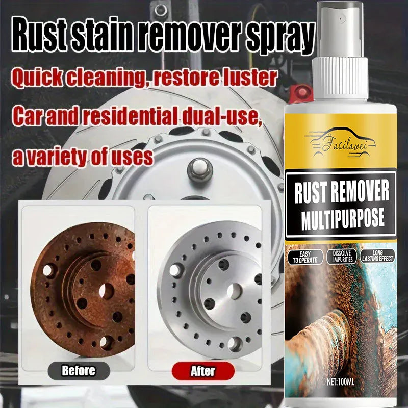 Rust Remover Spray - Effective Metal Surface Protector for Cars, Bicycles & Home Decor - No Electricity Needed, Easy to Use, Dur
