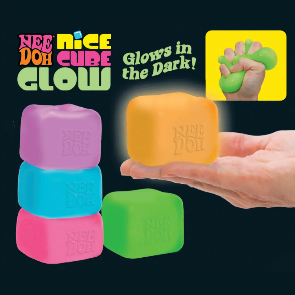 NeeDoh | Nice Cube |  Glow in the Dark