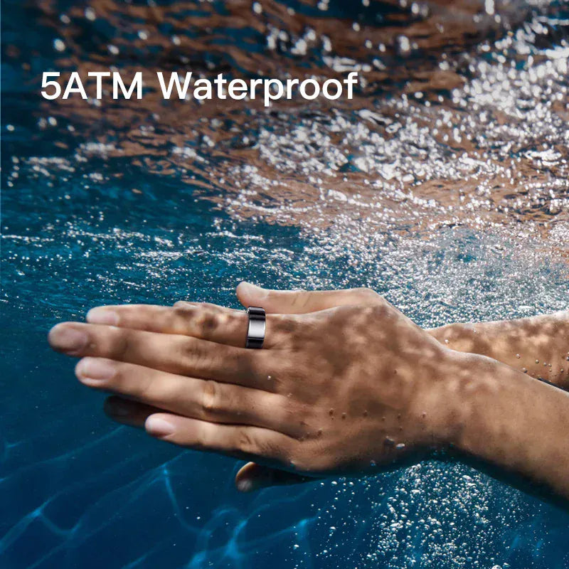 Smart Ring H1 Durable 5ATM Waterproof, Remote Control Functionality, and Sleek Ceramic Design
