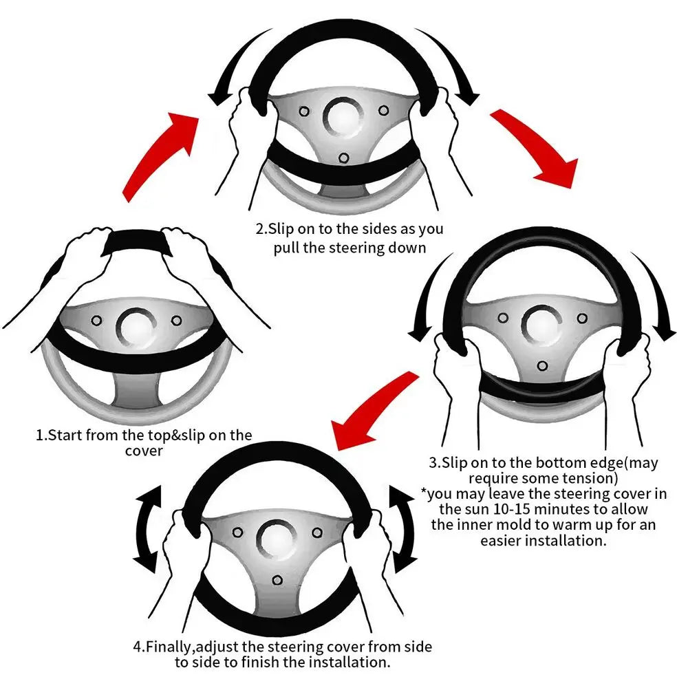 Steering Wheel Cover Without Inner Ring Defund The Fbi Custom DIY Automotive Supplies Comfortable Car Covers Suite