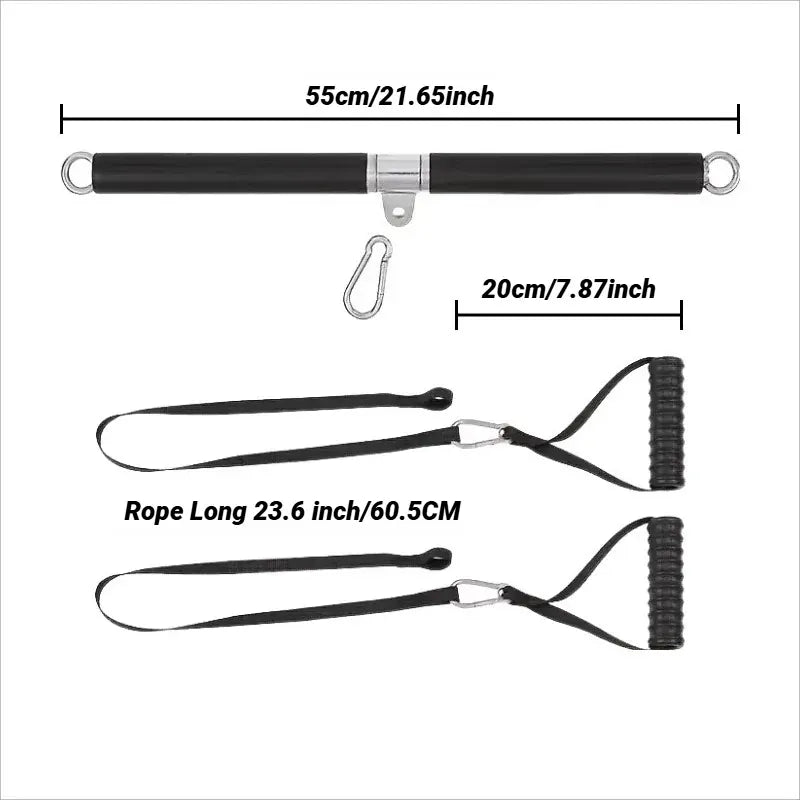Triceps/Biceps Back Blaster Rope Lat Pull Down Attachment