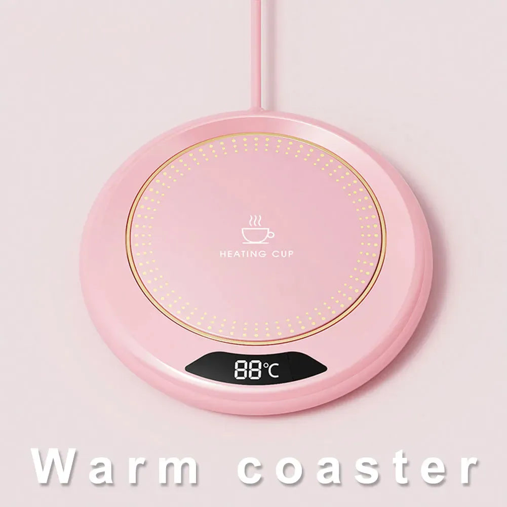 USB Coffee Mug Warmer 3 Temperature Setting Electric Beverage Warmer Coffee Warmer Plate for Hot Coffee Tea and Milk
