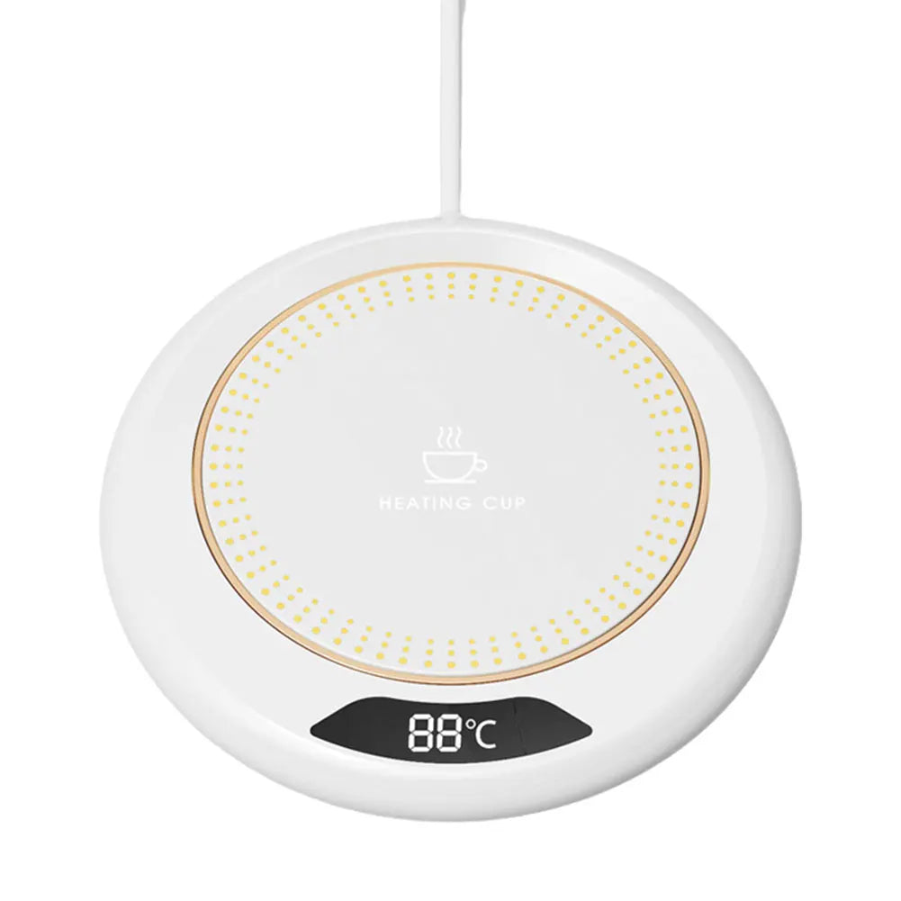 USB Coffee Mug Warmer 3 Temperature Setting Electric Beverage Warmer Coffee Warmer Plate for Hot Coffee Tea and Milk