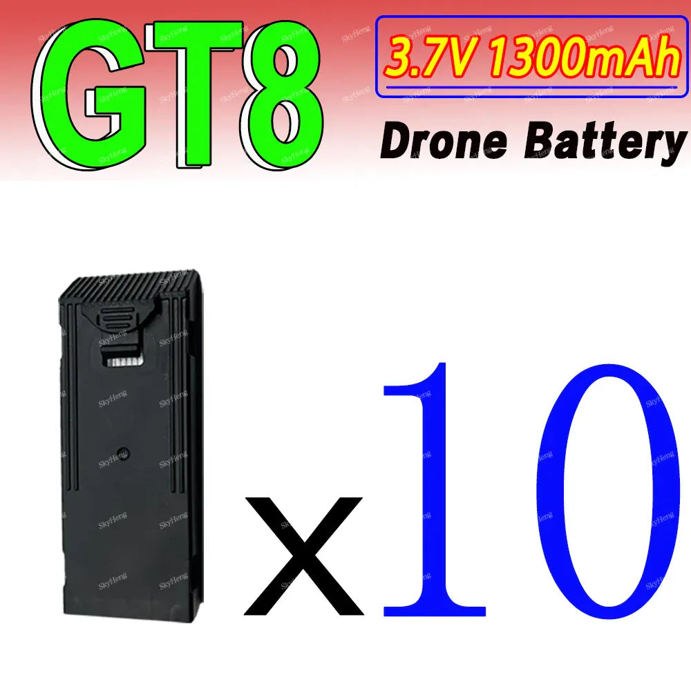 Wholesale GT8 Drone Battery 3.7V 1300mAh Original Battery GT8 4K Camera Drone Spare Lipo Battery GT8 Accessories Parts