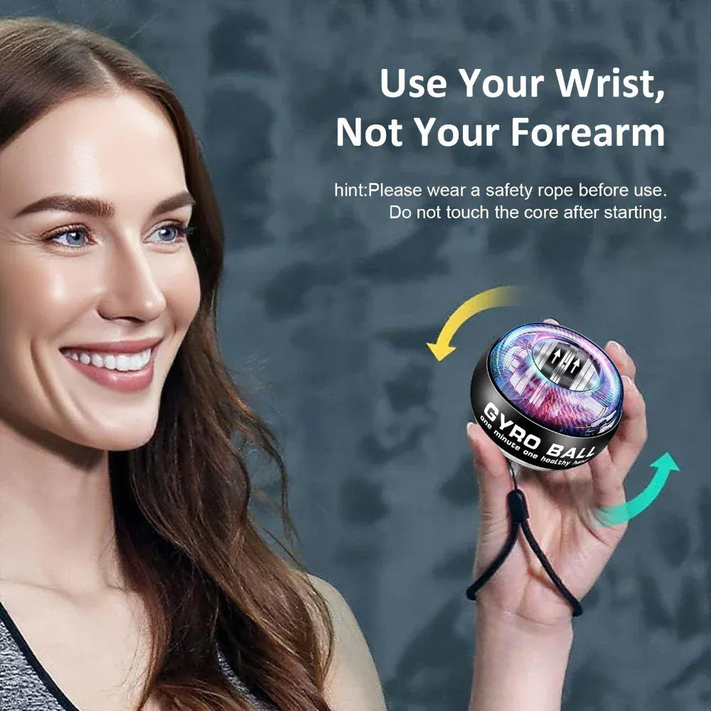 Wrist Power Ball Auto-Start Grip Strengthener