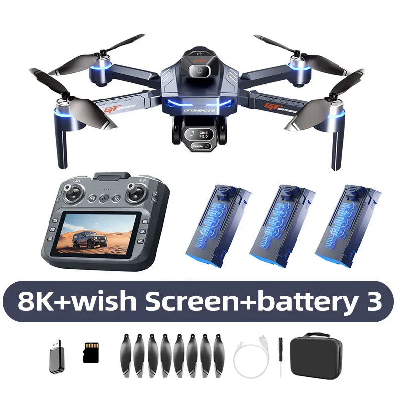 Xiaomi Mijia GT8 Drone 4K Professional 8K Camera Aerial FPV Avoiding Obstacle with Large Screen Remote Control Folding RC Dron